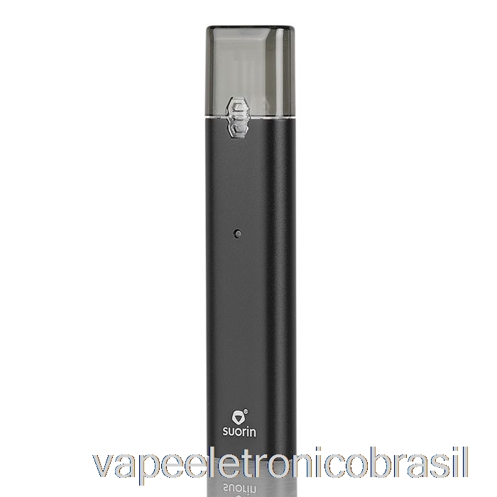 Vape Eletronico Suorin Isshare Single Portátil Pod Kit Metal Edition - Preto